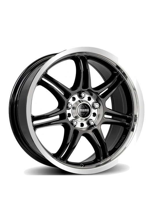 MOMO italy RPM EVO BLACK GLOSSY POLISHED