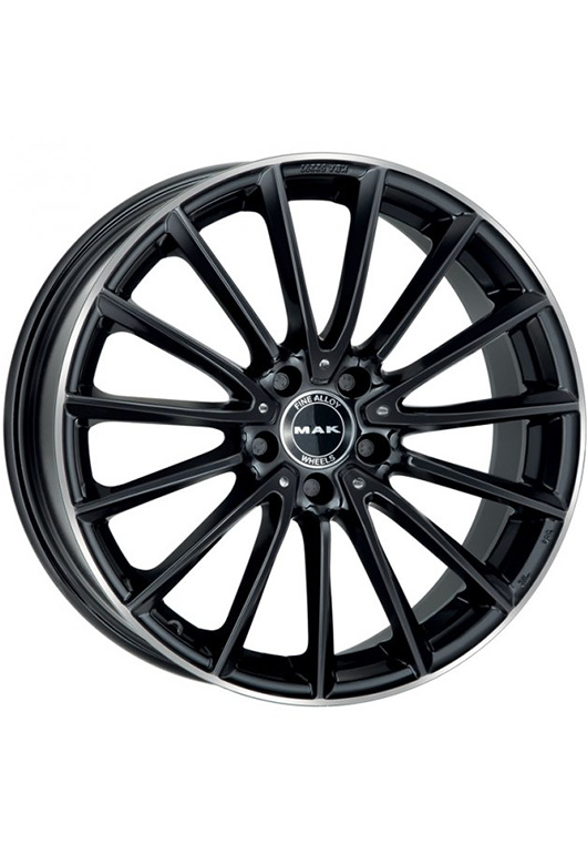 MAK KOMET GLOSS BLACK MIRROR RING